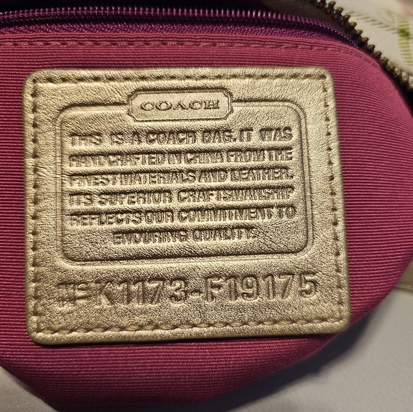 Coach Peyton Tattersall File Crossbody  Project Bag - Picture 5 of 13